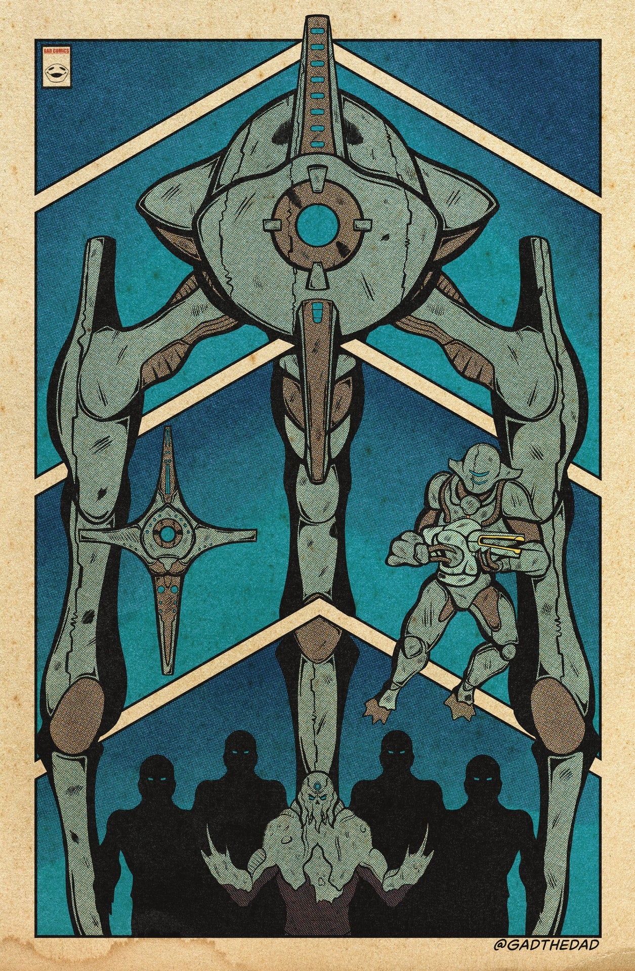 Helldivers 2 Illuminate Wall Print